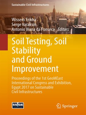 cover image of Soil Testing, Soil Stability and Ground Improvement